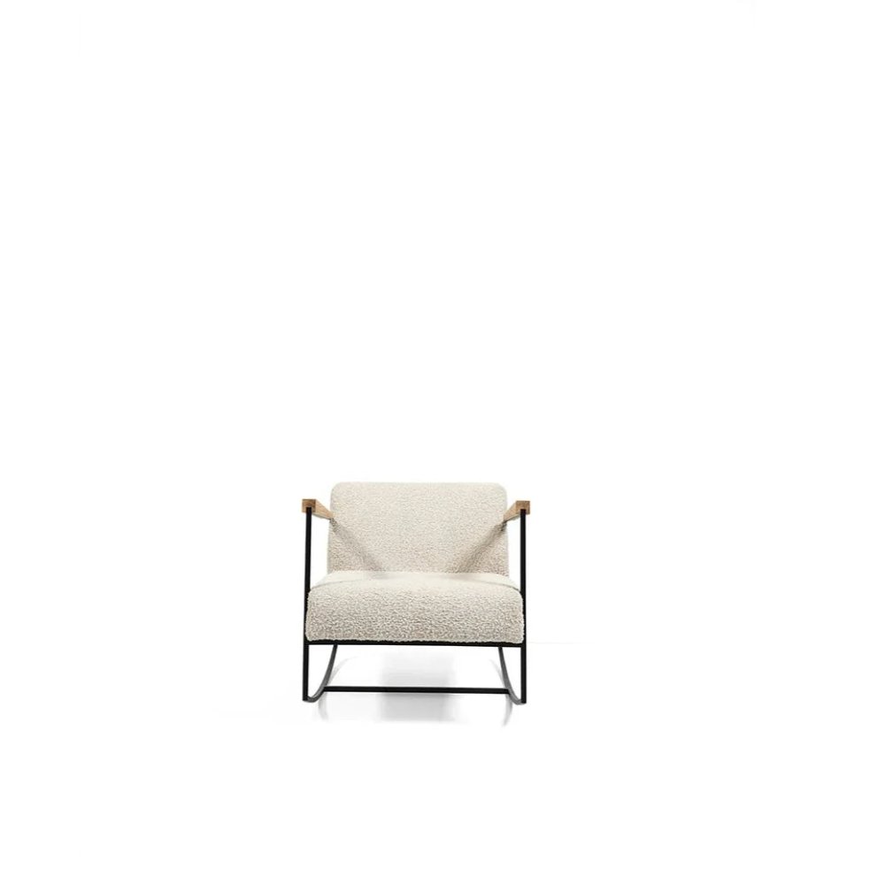 Stylish Armchair with Metal Frame - myhomestore.com.pk