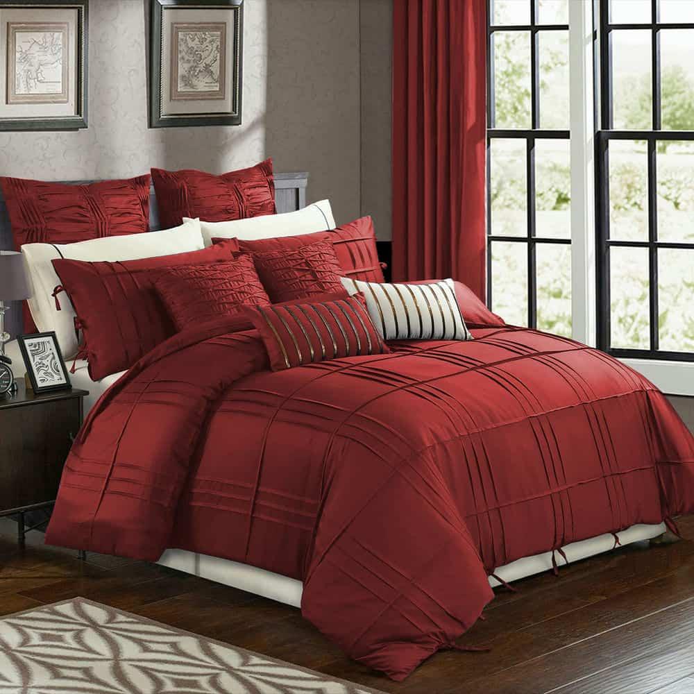 Tetra Pleat Duvet Set - myhomestore.com.pk