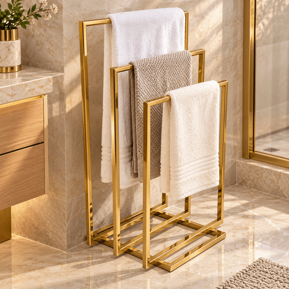 The Triple Towel Rack - myhomestore.com.pk