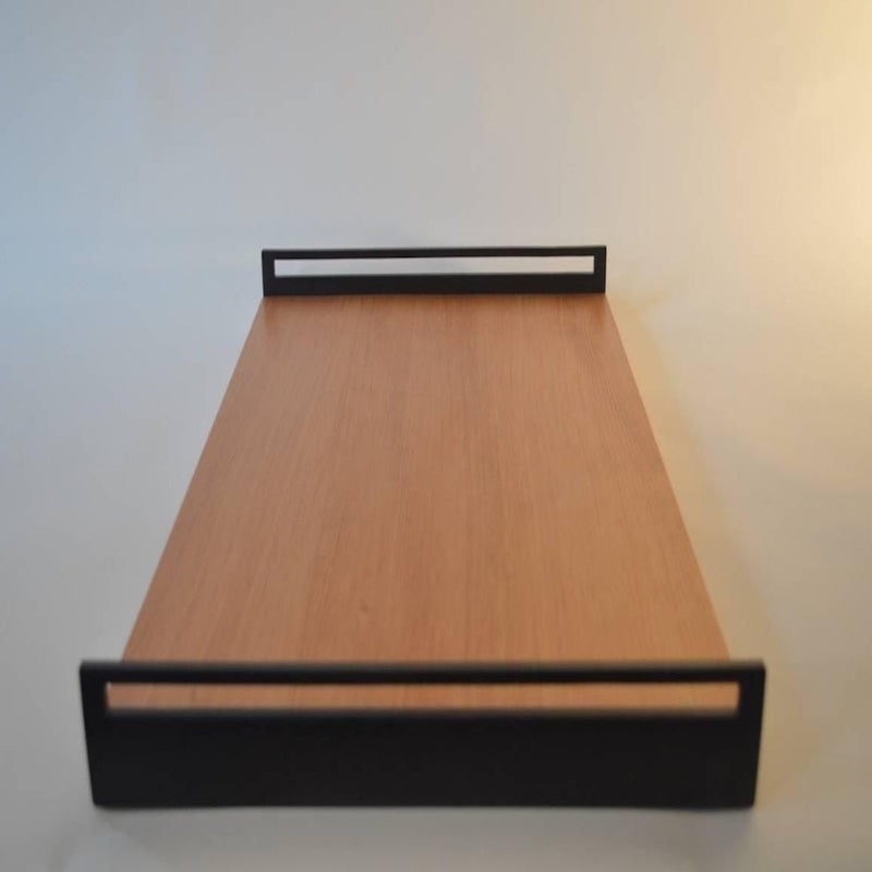 Blackened Metal and MDF Sheet Service Tray