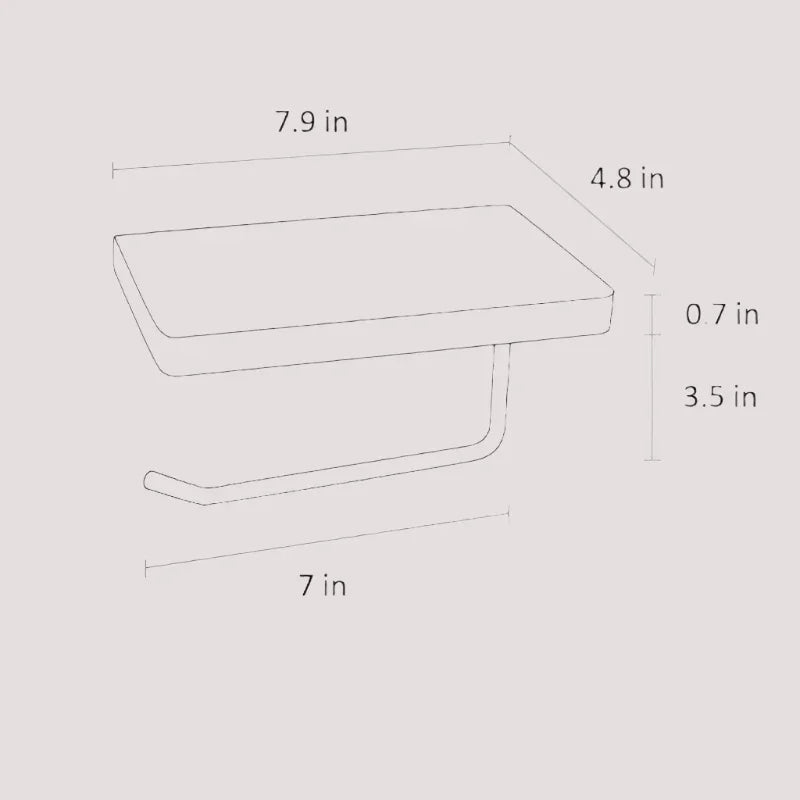 Towel Rack & Tissue Paper Storage Holder - myhomestore.com.pk