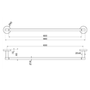 Towel Rail for Bathroom - myhomestore.com.pk