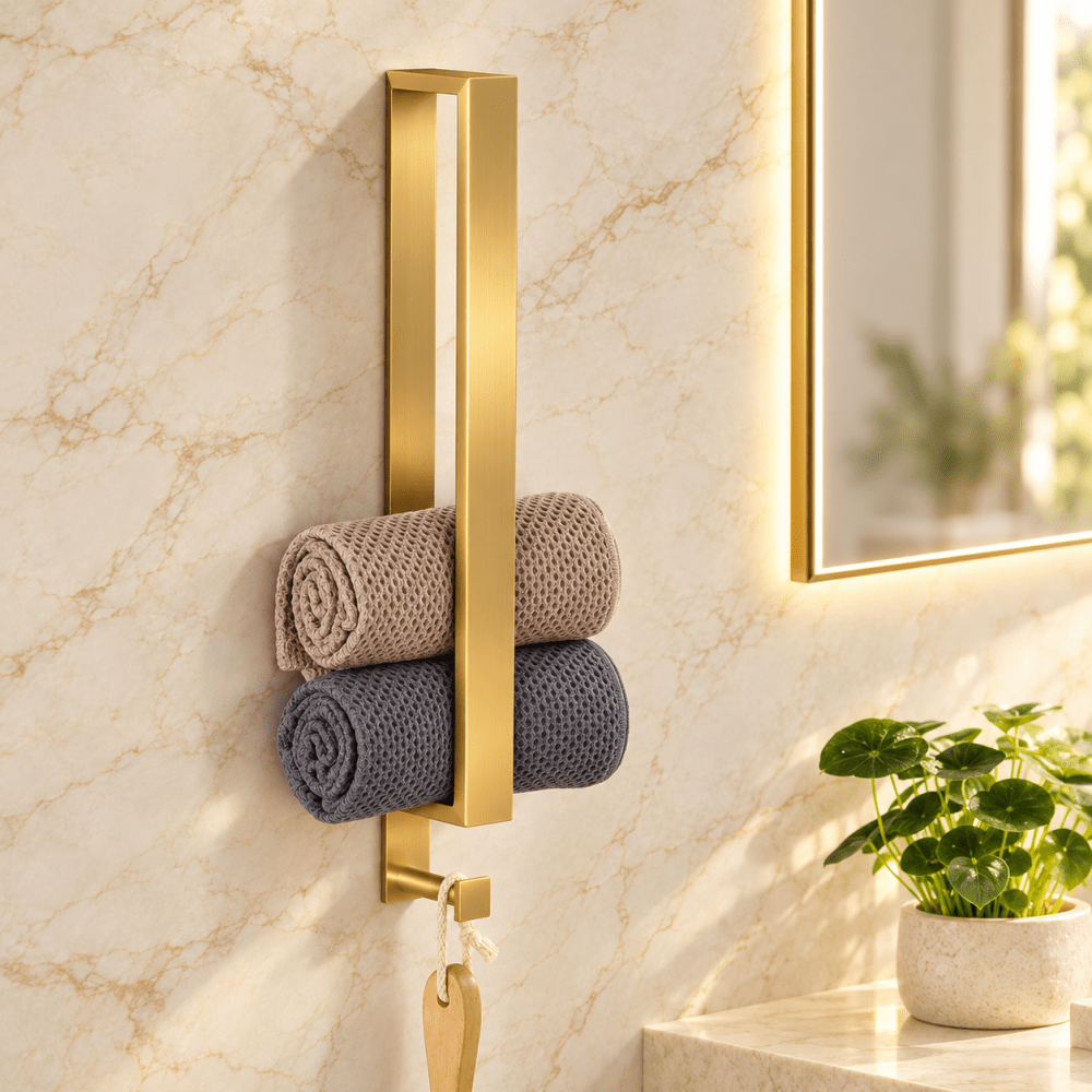 Towel rail Towel Stand With Hook - myhomestore.com.pk