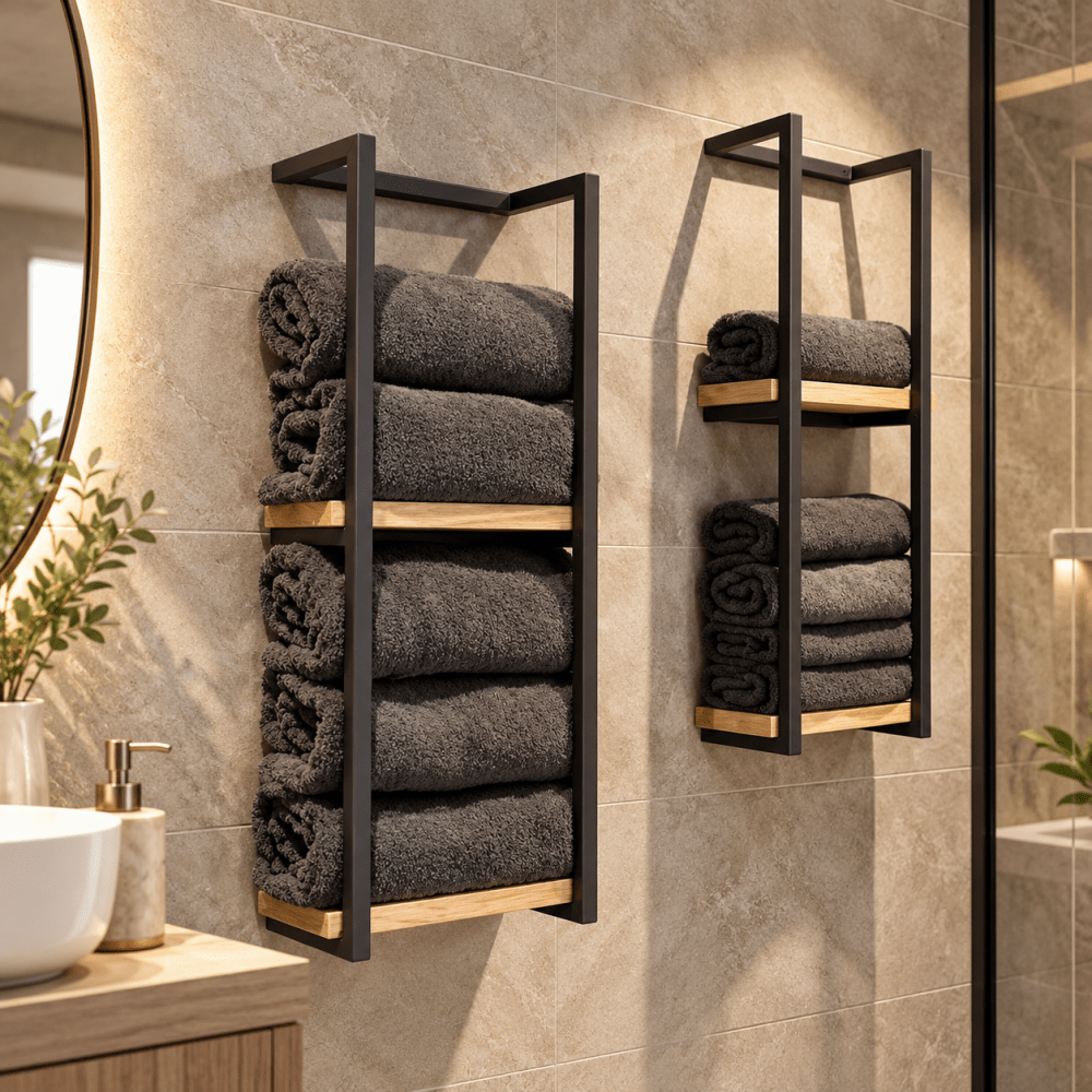 Towel Wall Stand Storage for Towel - myhomestore.com.pk
