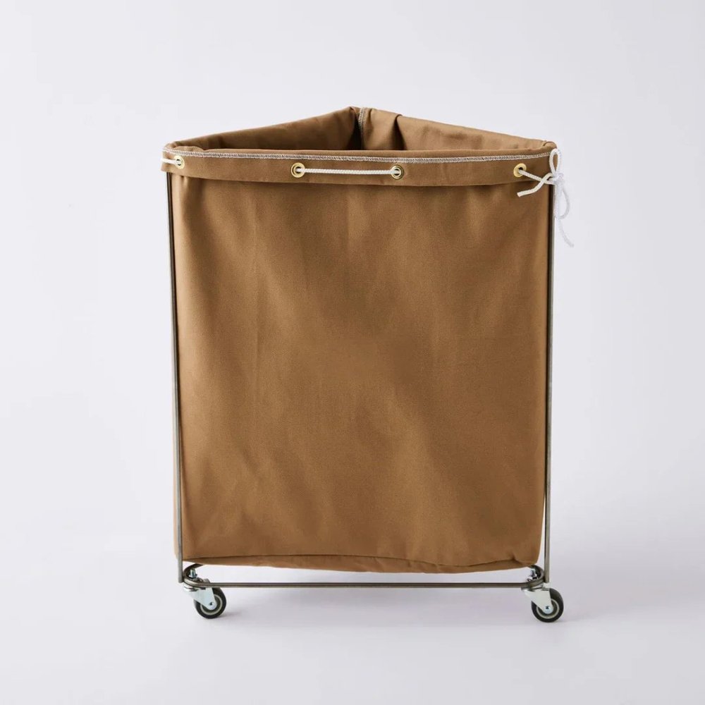 Triangle Canvas Elevated Laundry Basket - myhomestore.com.pk
