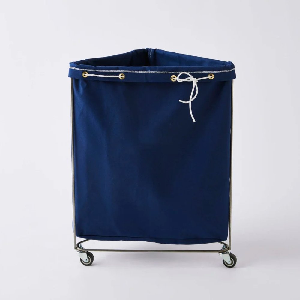 Triangle Canvas Elevated Laundry Basket - myhomestore.com.pk