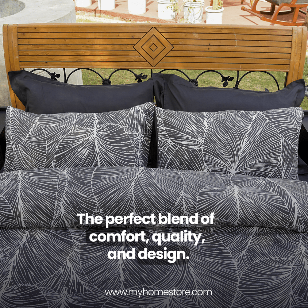 Tropical Printing Bedding Duvet Set – Soft & Vibrant Design - myhomestore.com.pk