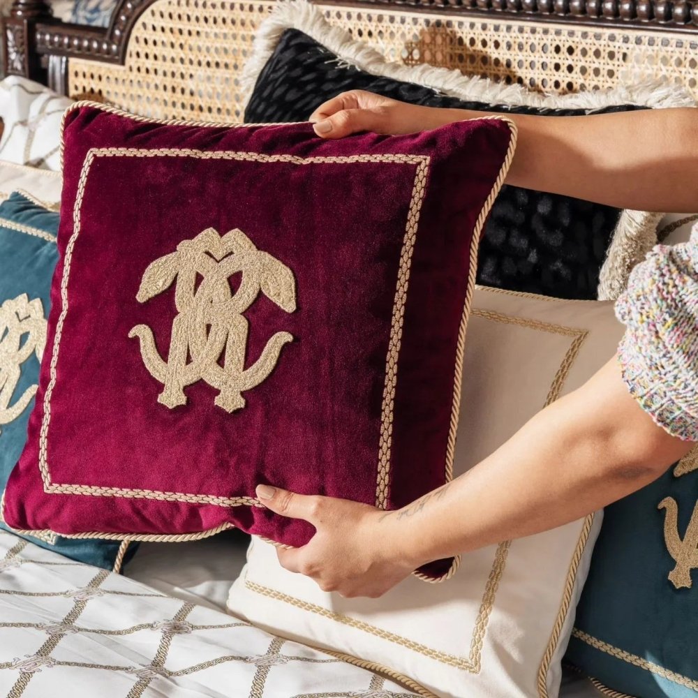 Tufted Embroidered Cushion Cover - myhomestore.com.pk