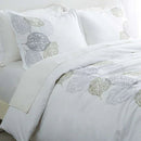 Turning Leaf Embroidery Duvet Set - myhomestore.com.pk