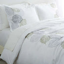 Turning Leaf Embroidery Duvet Set - myhomestore.com.pk