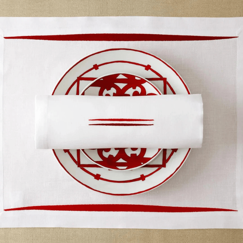 Two Line Embroidered Table Mats - myhomestore.com.pk