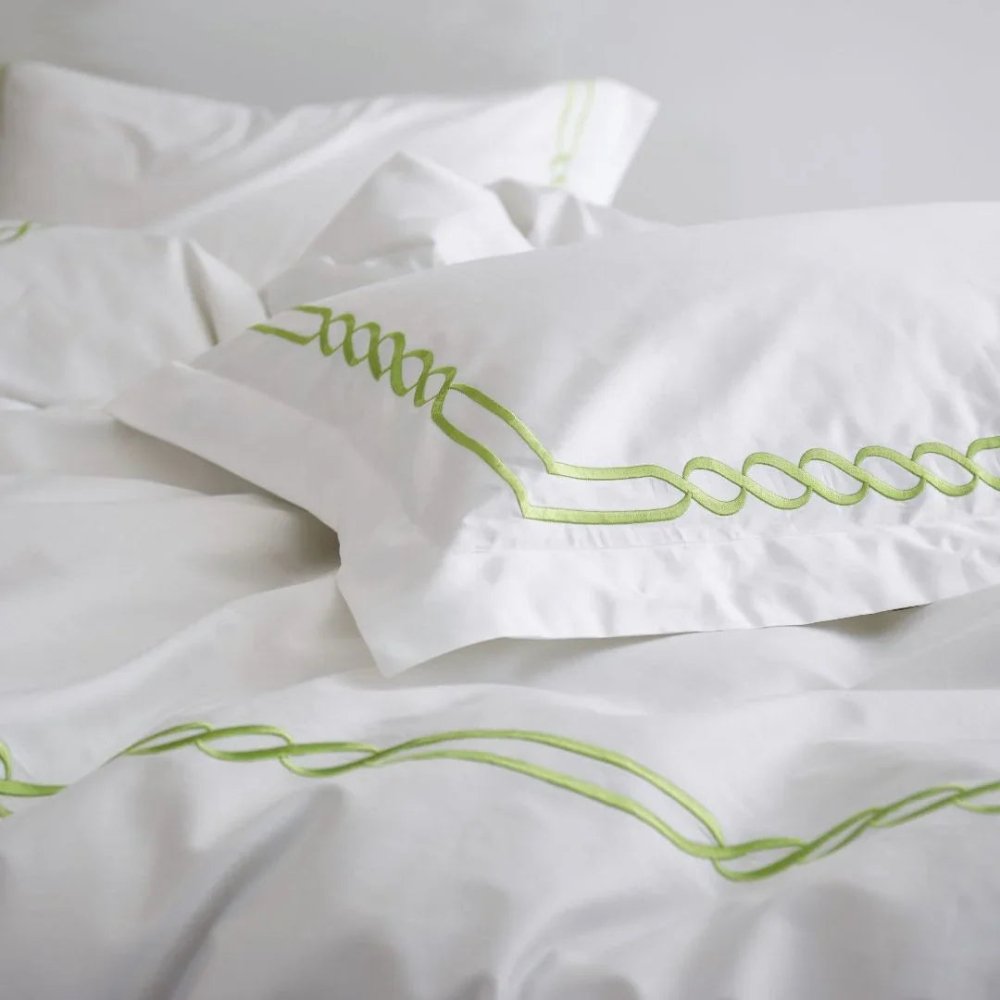 Two Lines Embroidery Duvet Set - myhomestore.com.pk
