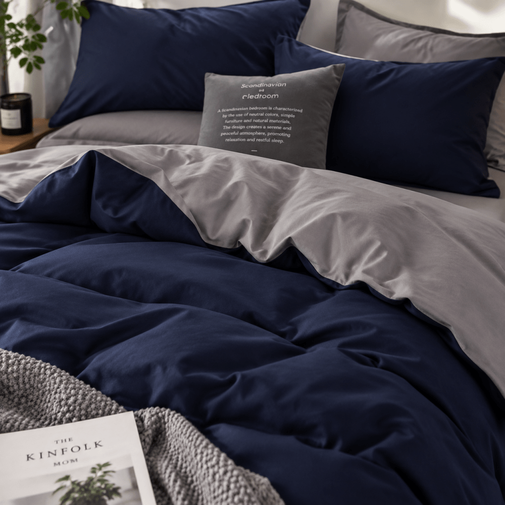Two-Tone Luxe Duvet Set - myhomestore.com.pk