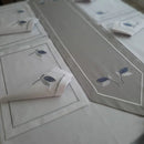 Leafy Embroidered Table Runner Set - myhomestore.com.pk