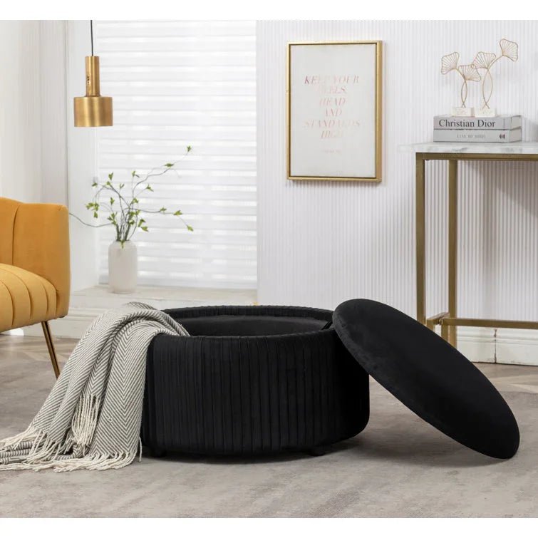 Upholstered Storage Ottoman - myhomestore.com.pk