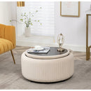 Upholstered Storage Ottoman - myhomestore.com.pk