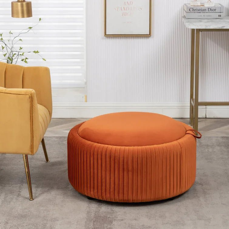Upholstered Storage Ottoman - myhomestore.com.pk