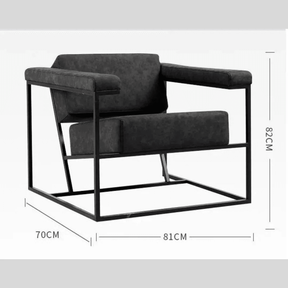 Velvet Arm Rest Sofa for office & living Room - myhomestore.com.pk