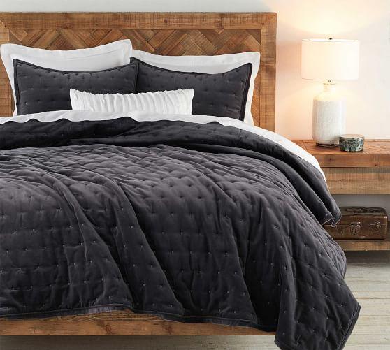 Velvet Bedspread - King - myhomestore.com.pk