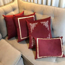Velvet Embroidered Cushion Cover (pack of 4) - myhomestore.com.pk
