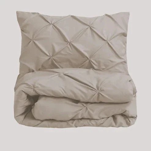 Velvet Pintuck Duvet Set - myhomestore.com.pk