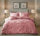 Velvet Pintuck Duvet Set - myhomestore.com.pk