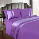 Velvet Stripe Duvet Set - myhomestore.com.pk