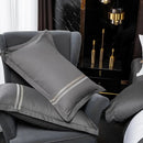 Vertical Ribbon & Lace Duvet Set - myhomestore.com.pk