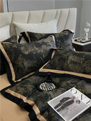 Vintage Chic Printed Bedding Duvet Set – Elegant, Soft & Timeless Comfort - myhomestore.com.pk