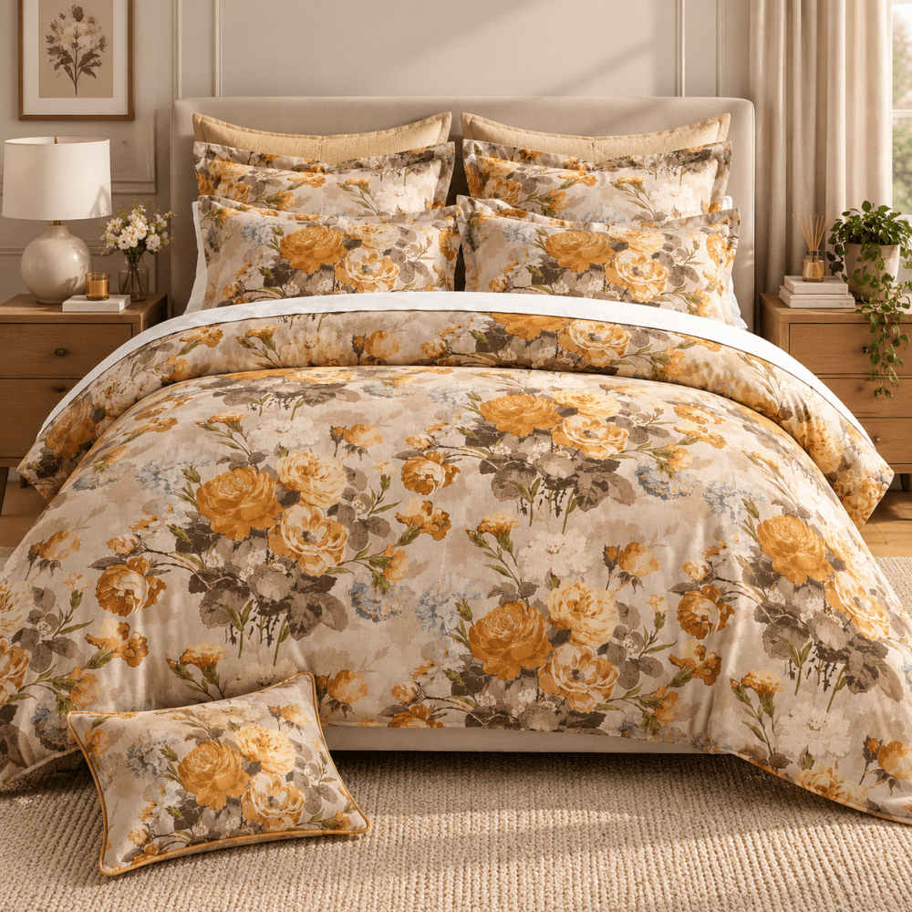 Vivienne Printing Style Printed Duvet Set - myhomestore.com.pk