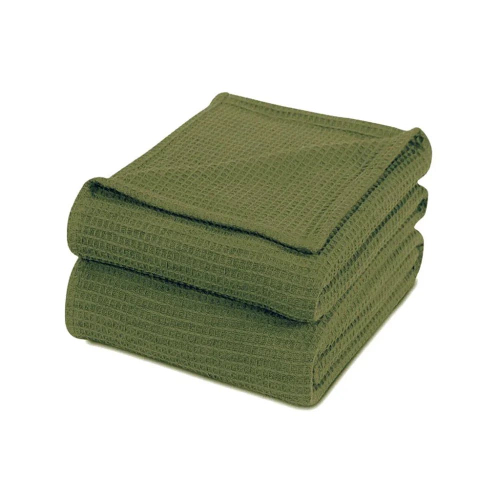 Waffle Cotton Thermal Blanket - myhomestore.com.pk