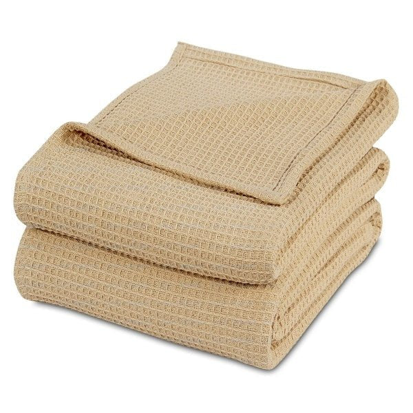 Waffle Cotton Thermal Blanket - myhomestore.com.pk