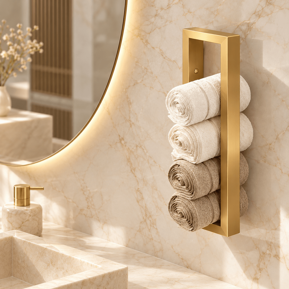Wall Organizer for Towels, Towel Rack - myhomestore.com.pk