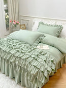 Waterfall Ruffle Duvet Cover Set - myhomestore.com.pk