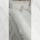 White Crown Baby Cot Set - myhomestore.com.pk