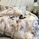 White Rose Vintage Printed Bedding Duvet Set - myhomestore.com.pk