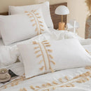 White Tassel Decor Duvet Set - myhomestore.com.pk
