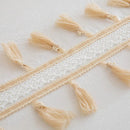 White Tassel Decor Duvet Set - myhomestore.com.pk