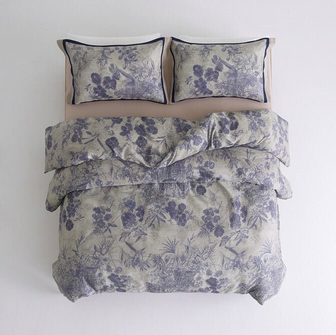 Wildflower Serenity Printing Style Printed Duvet Set - myhomestore.com.pk
