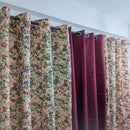 Willow Leaf Cotton Duck Curtain Pair - myhomestore.com.pk