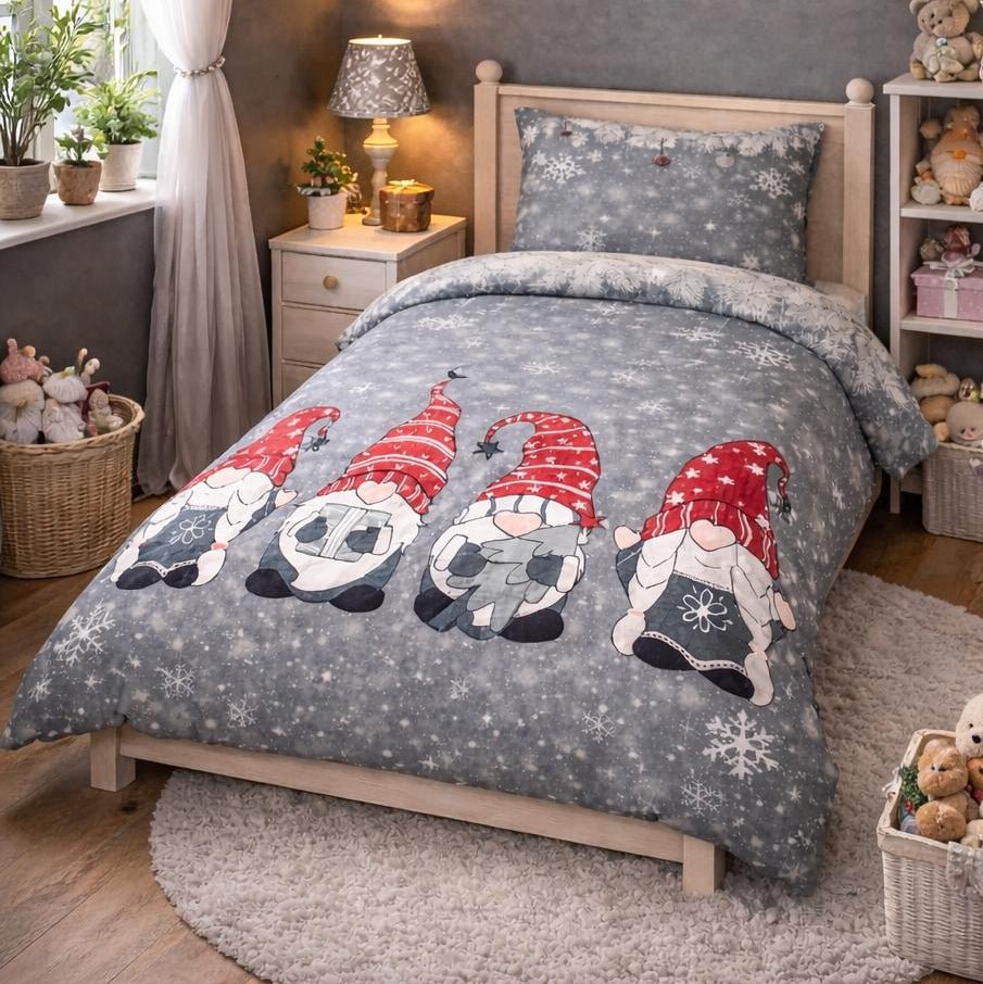 Winter Snow Kids Bed - sheet - myhomestore.com.pk