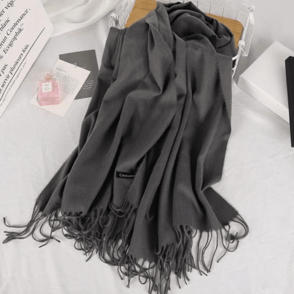 Winter Warm Scarf ( Gray ) - myhomestore.com.pk