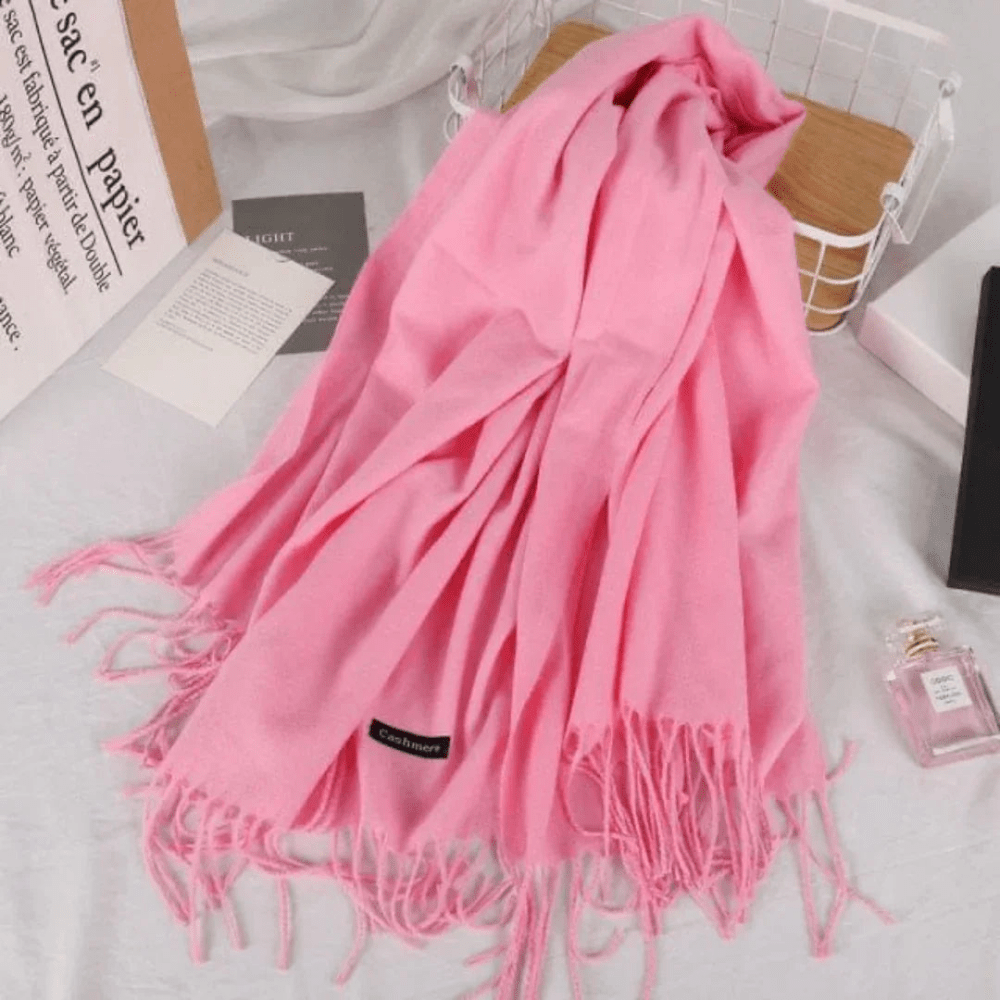 Winter Warm Scarf( pink ) - myhomestore.com.pk