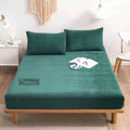 Winter Warm Velvet Fitted Sheet - myhomestore.com.pk