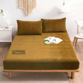 Winter Warm Velvet Fitted Sheet - myhomestore.com.pk
