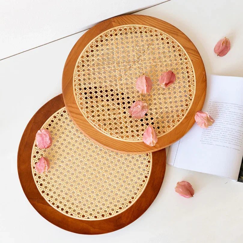 Wood Rattan Placemat - myhomestore.com.pk