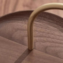 Wooden Round Double Layer Dessert Serving Tray – Elegant Tiered Display Stand - myhomestore.com.pk