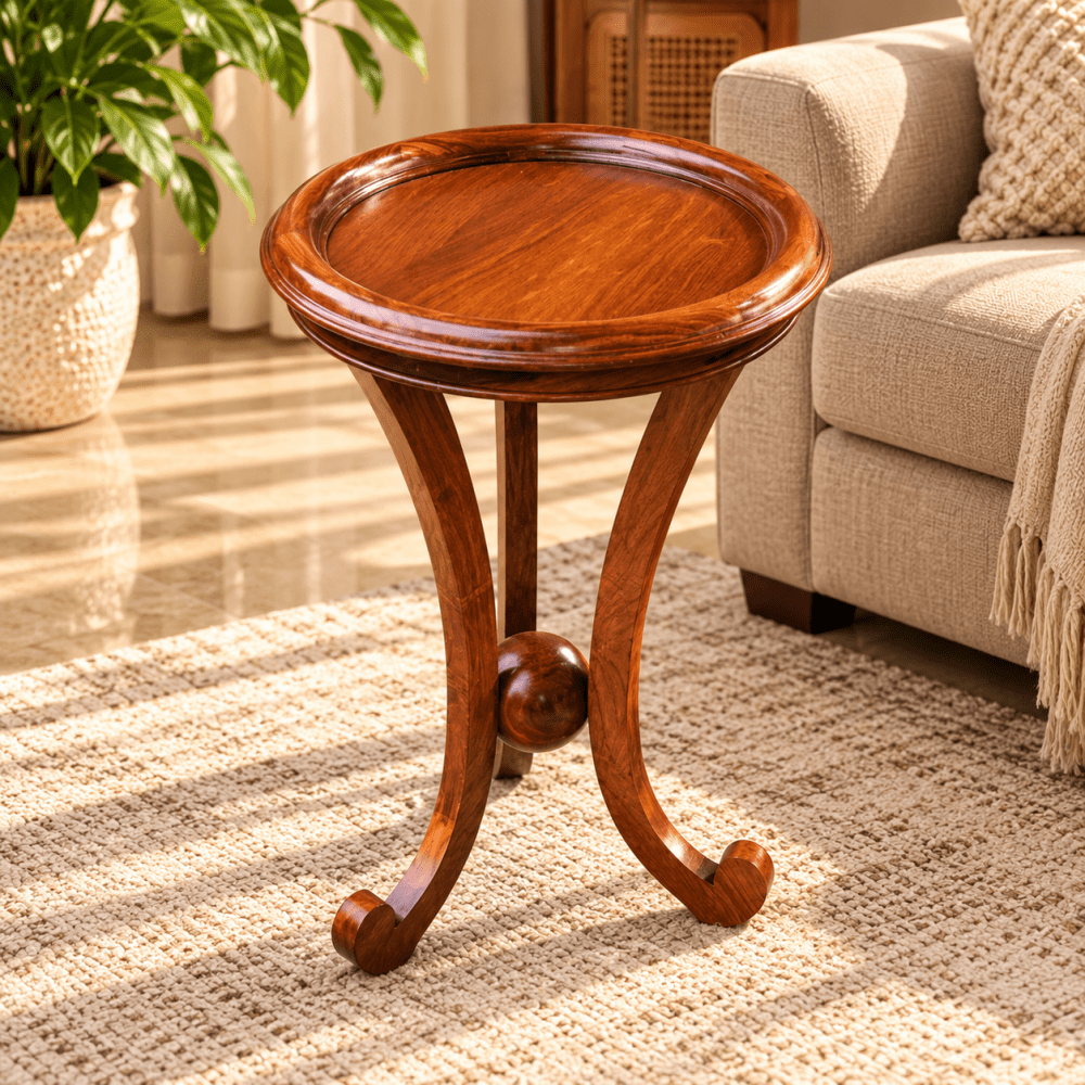 Wooden Side Table Coffee Table - myhomestore.com.pk