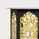 Black & Gold Metal Side Table - myhomestore.com.pk