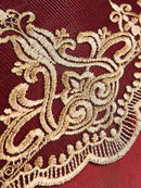 Luxury Duvet Set With Vintage Lace - myhomestore.com.pk